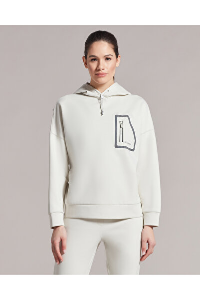 SKECHERS W 2XI-Lock Hoodie Sweatshirt Kadın Gri Sweatshirt S231138-035