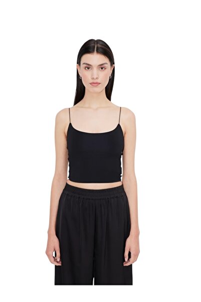 MAMAYAGA Bluză cu bustieră curbată pentru femei, cu bretele, cu decolteu în U