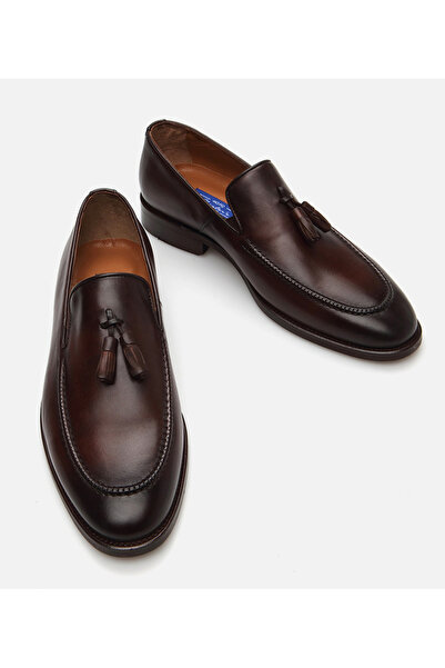 Hotiç Чоловічі мокасини з натуральної шкіри коричневого кольору