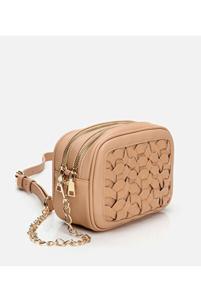 Hotiç Women's Beige Mini (Crossbody) Bag