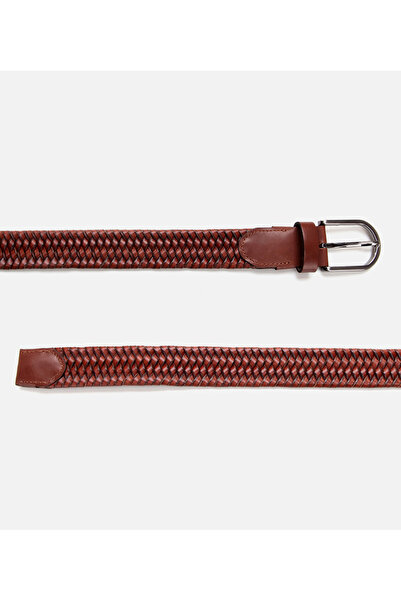 Hotiç Men's Leather Tan Belt