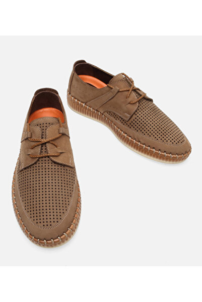 Hotiç Men's Leather Mink Casual Shoes