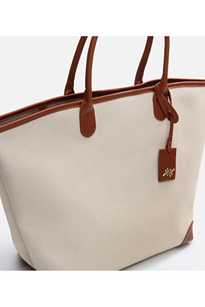 Hotiç Bone Color Bag for Women