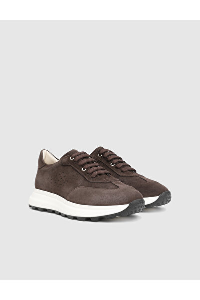 İLVİ Dubbo Süet Deri Kahverengi Erkek Spor Ayakkabı