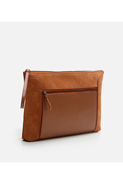 Hotiç Men's Bag - Genuine Leather Tan, Danilo Zanna