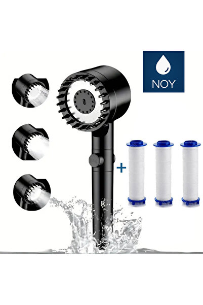 NOY Filtreli Duş Başlığı Yeni Nesil Masajlı Duş Başlığı Su Basınçlı Tazyikli Özel