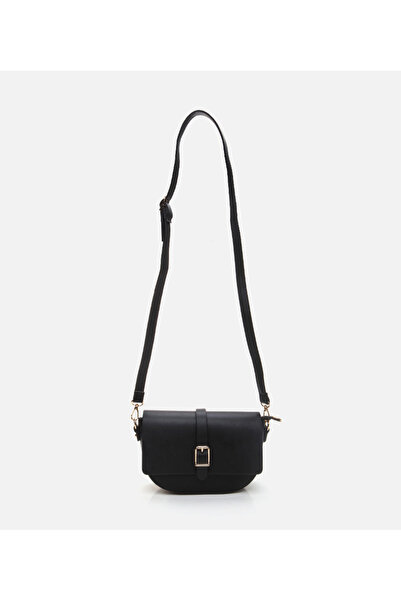 Hotiç Kadın Siyah Mini (Çapraz) Çanta