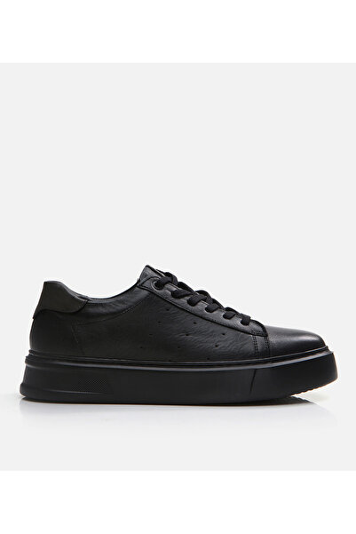 Yaya by Hotiç Men's Leather Black Yaya Casual Shoes