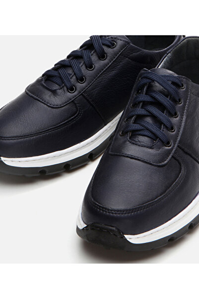 Hotiç Erkek Deri Lacivert Günlük Ayakkabı