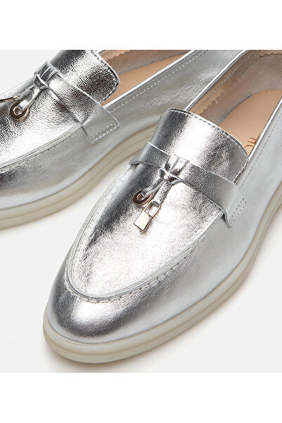 Hotiç Kadın Deri Lame Loafer