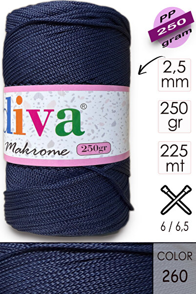 Diva İplik Поліп Макроме 250 ГР 260 Лациверт