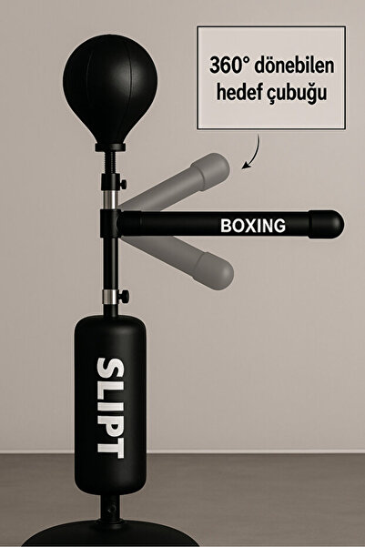 SLİPT CKSpor Boks Hedef Hız Topu Boks Kapsamlı Döner Çubuk Hedefi Boks Çalışma Standı CKS196
