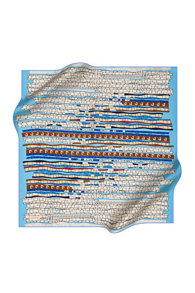 Pierre Cardin 90Χ90 Κασκόλ από Κρεπ Σατέν