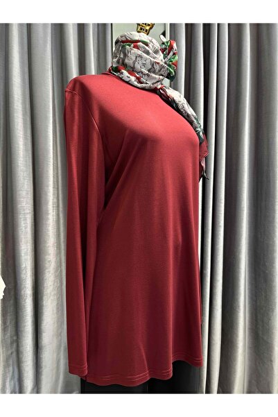 MERAM BUTİK Adn Combed Tunic - Bordo - 2