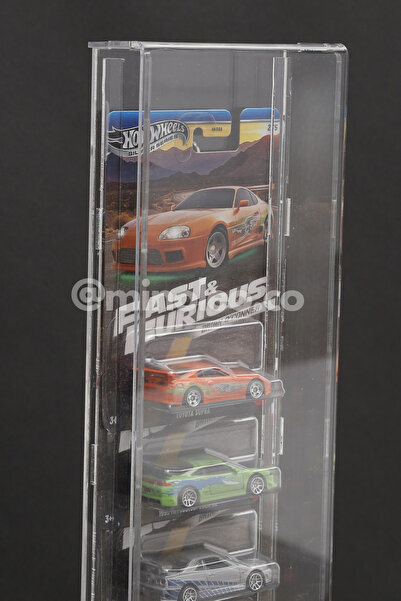 Minoleo Kapaklı Pleksi Hot Wheels Diecast Araba Premium Uzun Kartonetleri İle Dikey Araç Sergileme Rafı