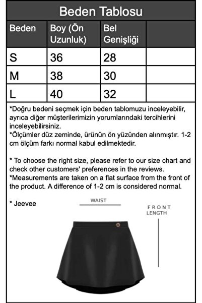Jeevee Fitilli Volanlı Şort Etek