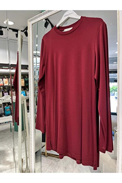 MERAM BUTİK Adn Combed Tunic - Bordo - 2