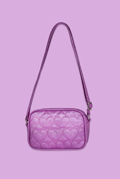 ICONE BAG Geantă de umăr pentru copii Mor Icone - Detaliu matlasat cu inimă