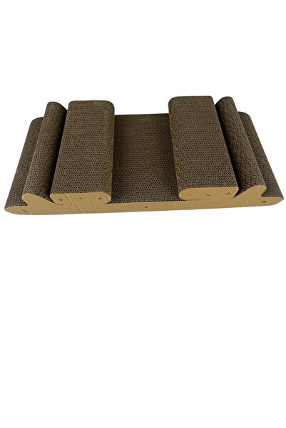 Rotipet Cardboard Cat Scratch Patterned Sofa Replacement Cardboard Set (3 Pieces)
