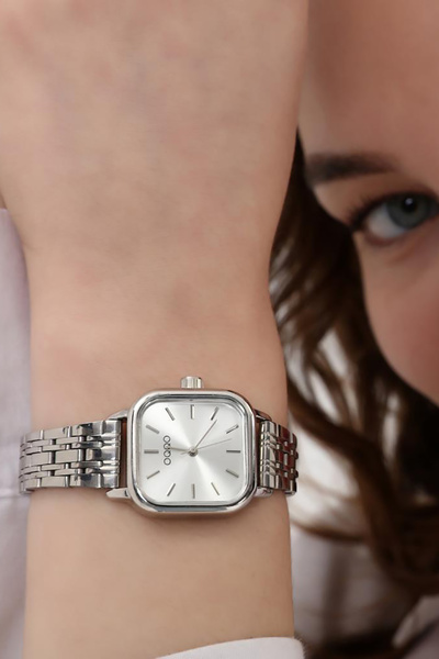 OQQO Melian Silver Band Women's Wristwatch