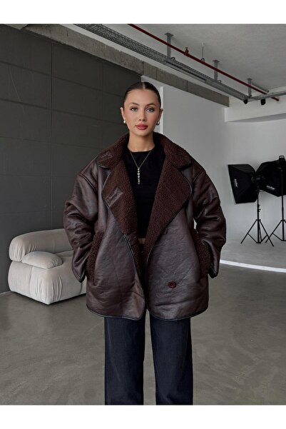 ASEDE Суедно яке с плюшена подплата, джобове и копчета