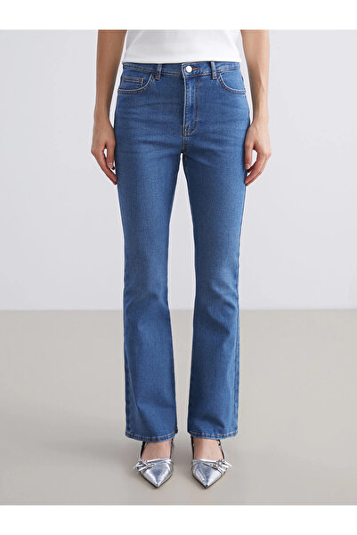 LC Waikiki Lcw jeans indigo flare women's jean pants