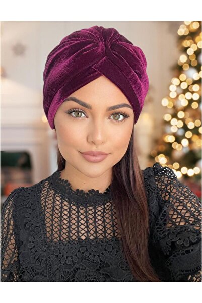 Confortino Turban lux din catifea cu captuseala calduroasa MONALISA - marime ...