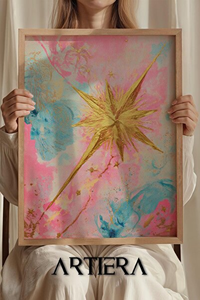 Artiera Πίνακας ξύλινης ζωγραφικής για κοριτσίστικο δωμάτιο Princess Dream σε...