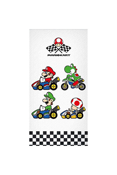 Super mario Grand Prix prosop de baie, prosop de plajă 70x140cm