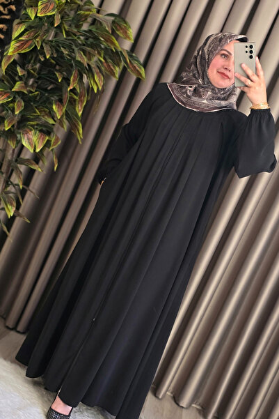 Elmas Tesettür Γυναικεία ρούχα χιτζάμπ μεγάλου μεγέθους Ινδονησιακό κρεμπέρι ρόμπα φεράζ