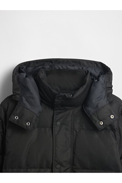 GAP Erkek Siyah ColdControl Max Relaxed Heavyweight Puffer Şişme Mont