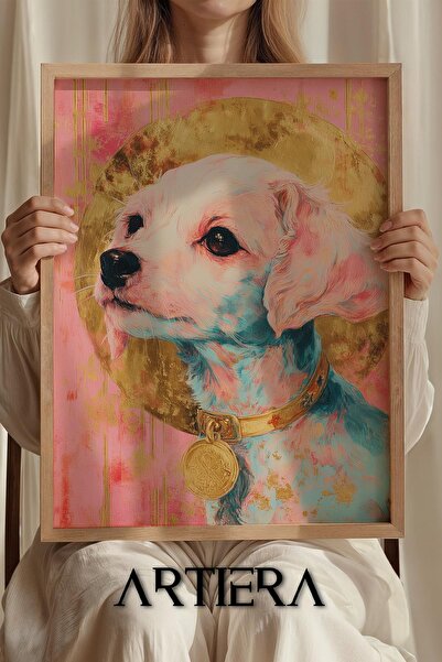 Artiera Πριγκίπισσα Όνειρο με χρυσό κολιέ κουτάβι κοριτσάκι Παιδικό δωμάτιο Ξ...