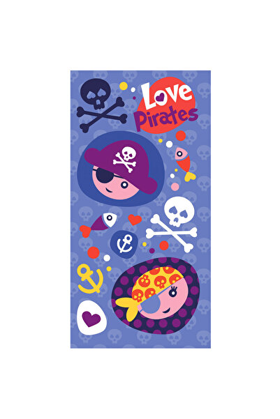 Pirate Pirat Love prosop pentru baie, prosop de plajă 70x140cm (Fast Dry)