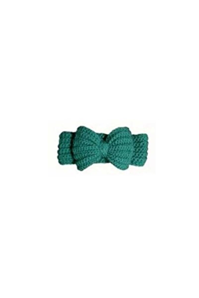 OEM Hand crocheted green headband for children, universal size