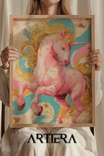 Artiera Ξύλινος πίνακας διακόσμησης δωματίου για κορίτσια Princess Dream Şaha...