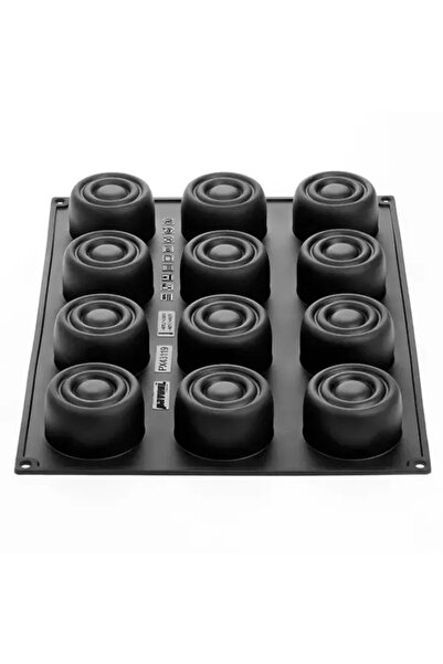 Pavoni Φόρμα σιλικόνης 3D για ατομικά κέικ, Aura by Maison Pierre Herm, 12 κο...