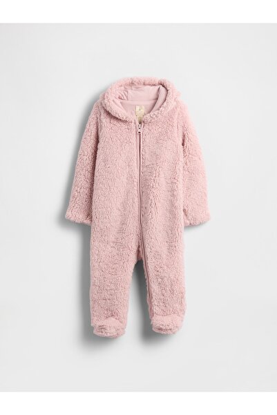 GAP Bebek Açık Pembe Teddy Sherpa Tulum
