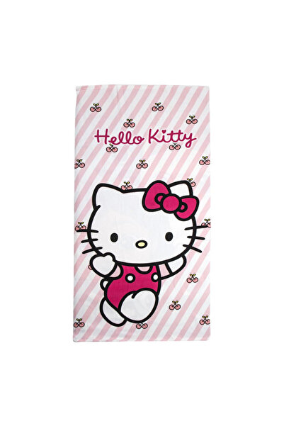 Hello Kitty Cherry bath towel, beach towel 70x140cm (Quick Dry)
