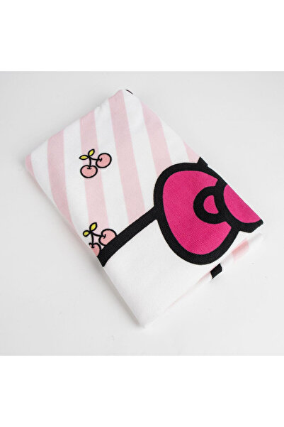 Hello Kitty Cherry bath towel, beach towel 70x140cm (Quick Dry)