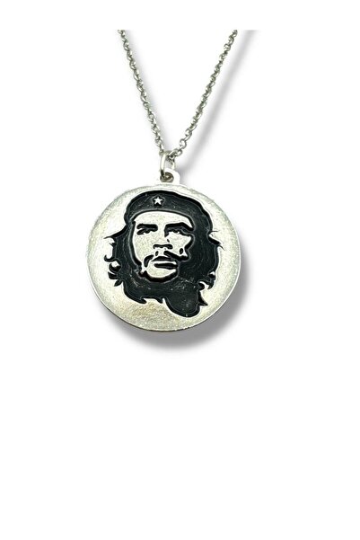 Herşey Nota Che Guevara Round Figured Unisex Necklace – Symbol of Freedom, Courage and Justice