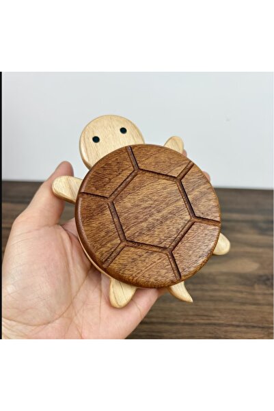 Enna Woden Plum Blossom Pattern Coaster Tea Coaster Cup Coaster under Cup Tea under Cup