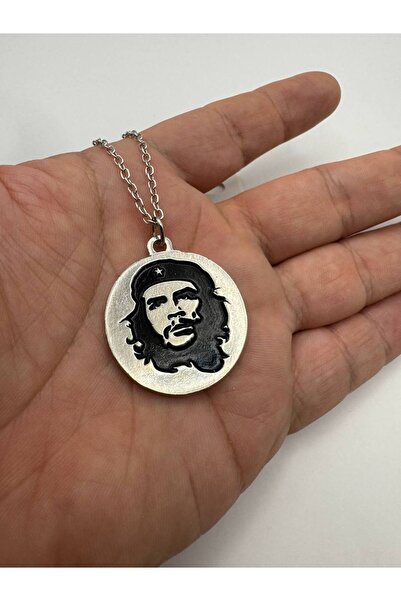 Herşey Nota Che Guevara Round Figured Unisex Necklace – Symbol of Freedom, Courage and Justice