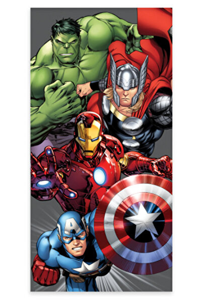 AVENGERS Πετσέτα μπάνιου, πετσέτα θαλάσσης 60x120cm