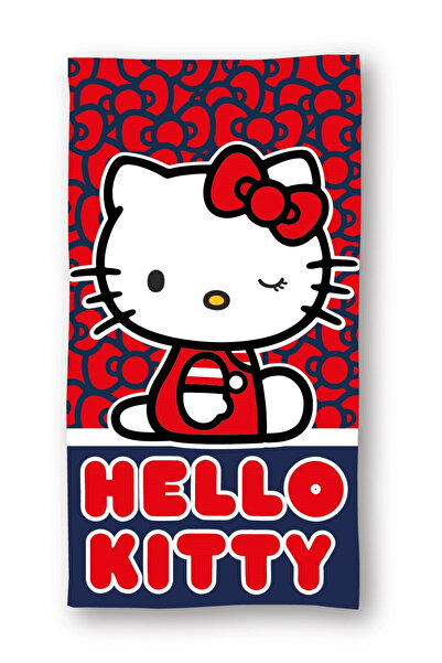 Hello Kitty Cutie Style bath towel, beach towel 70x140cm (Quick Dry)