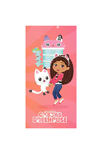 Gabby's Dollhouse Dream House prosop de baie, prosop de plajă 70x140cm (Uscar...