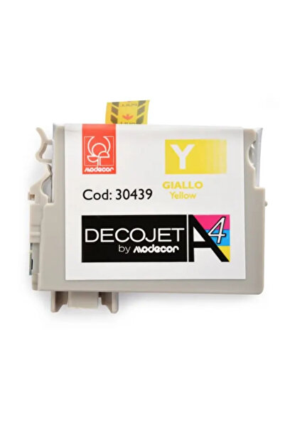 MODECOR Cartus colorant alimentar, culoare galben, imprimanta A4