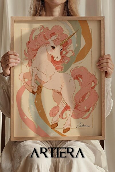 Artiera Πίνακας ξύλινης ζωγραφικής για κοριτσίστικο δωμάτιο Princess Dream ρι...