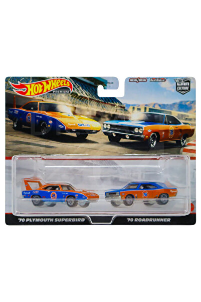 HOT WHEELS Premium Car Culture'70 Plymouth Superbird &'70 Roadrunner - Hcy76