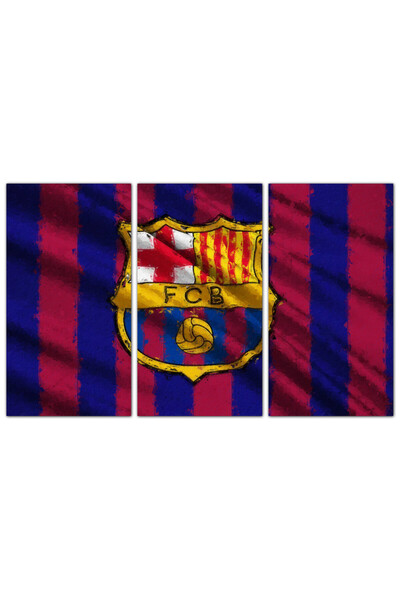 Generic لوحه جداريه - نادي برشلونه - FC0001 - مقسمه ثلاثة قطع