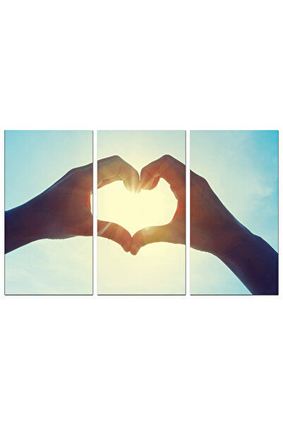 Generic لوحه جداريه - أيادي الحب - 1558 - مقسمه ثلاثة قطع